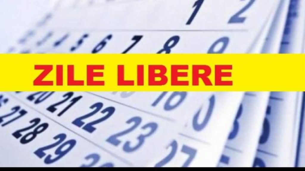 calendar zile libere