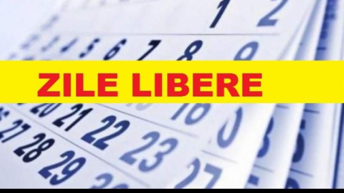 calendar zile libere