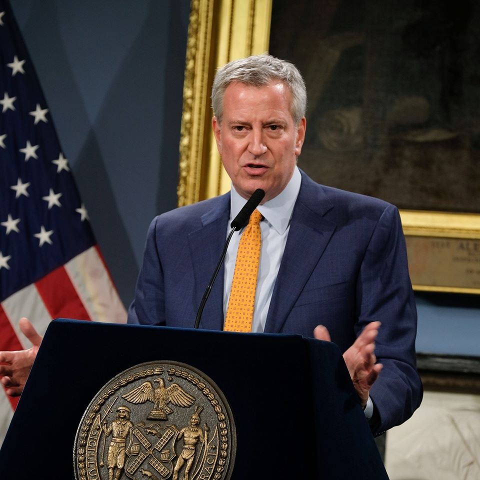 Facebook/MayorBilldeBlasio