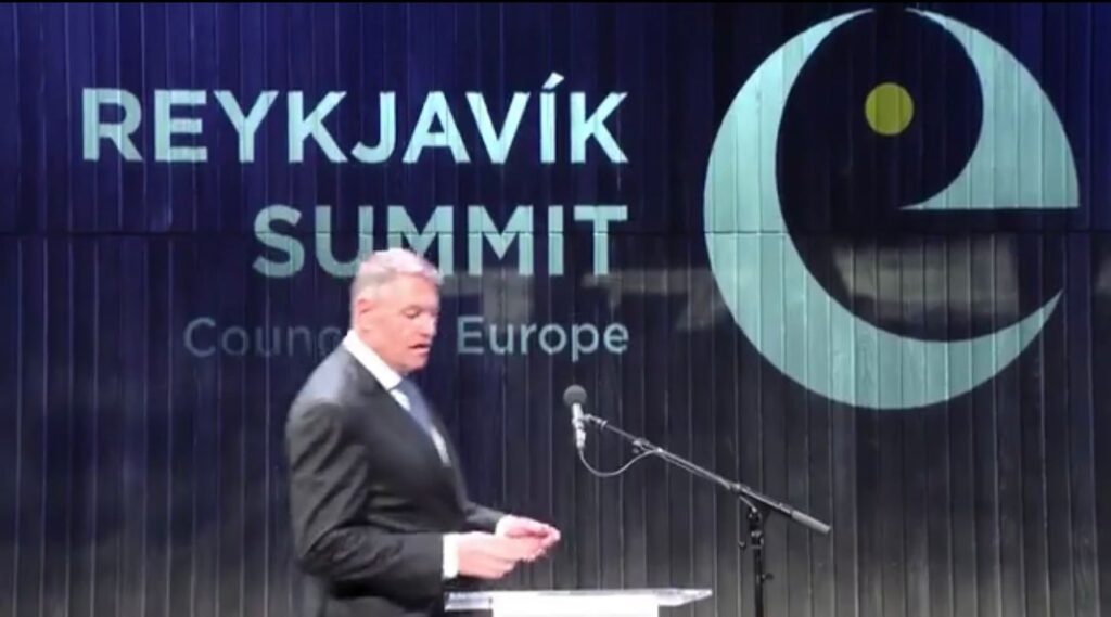 Klaus Iohannis/captura video/ presidency.ro