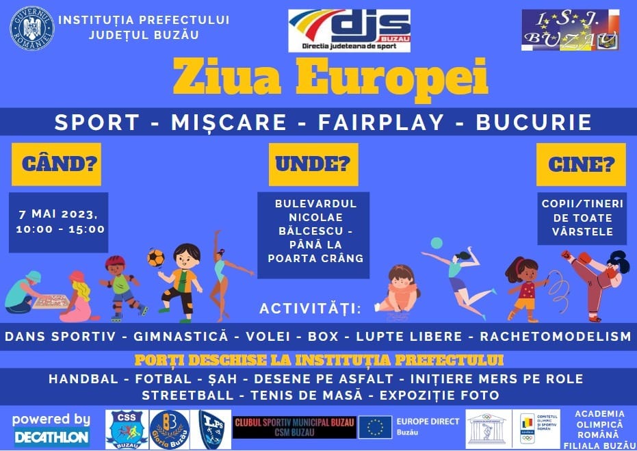 afis Ziua Europei