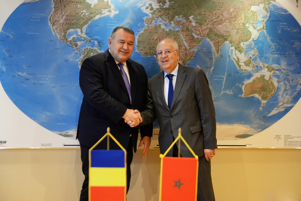 Mihai Daraban si Ambasadorul Regatului Maroc în România, E.S. Dl. Hassan Abouyoub