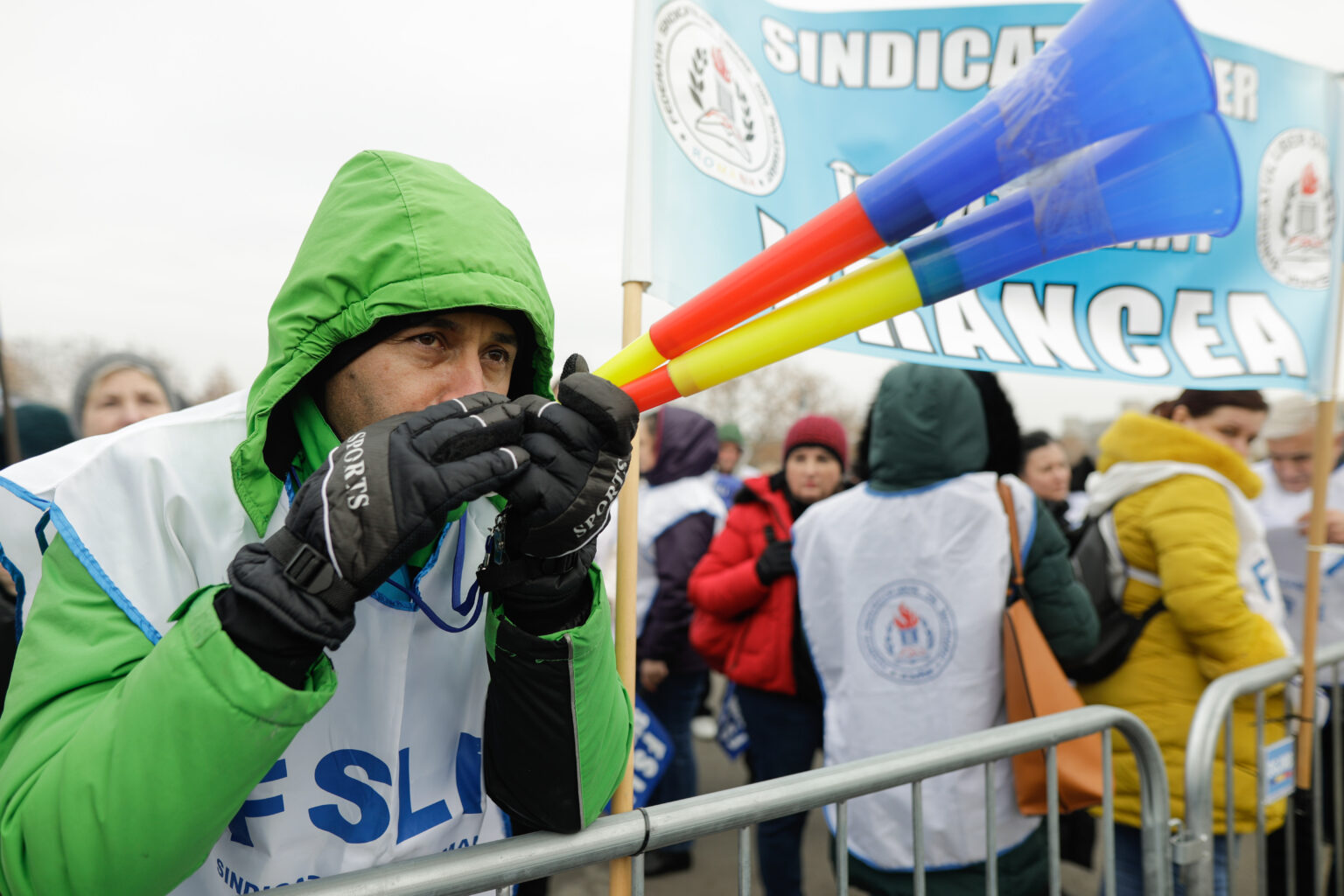 Protest FSLI educație