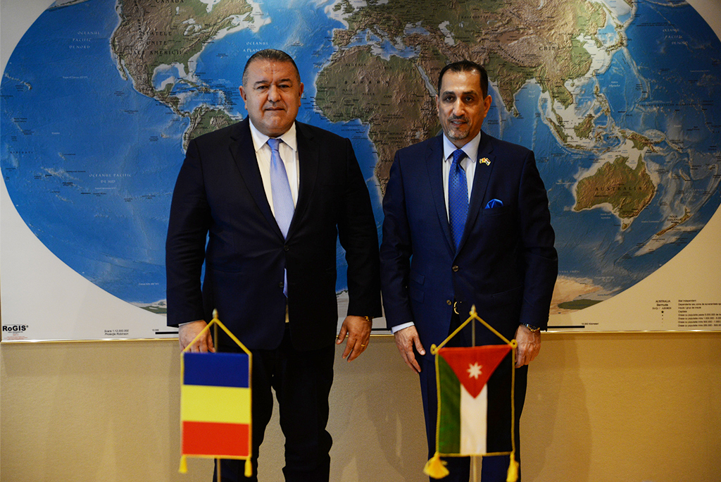 Mihai Daraban si Sufyan Qudah, Ambasadorul Extraordinar și Plenipotențiar al Regatului Hașemit al Iordaniei în România/CCIR