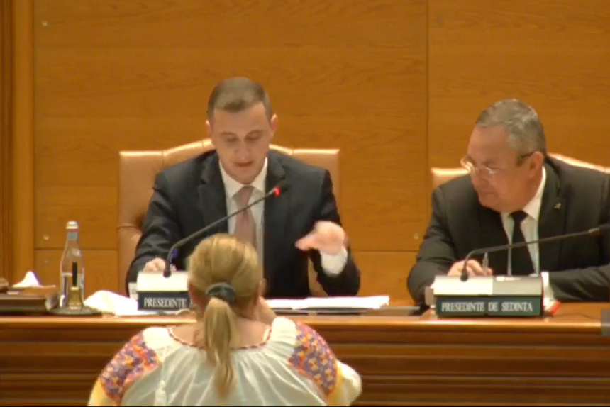 Diana Şoşoacă/captura video