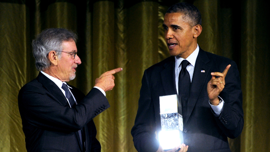 Barack Obama si Steven Spielberg