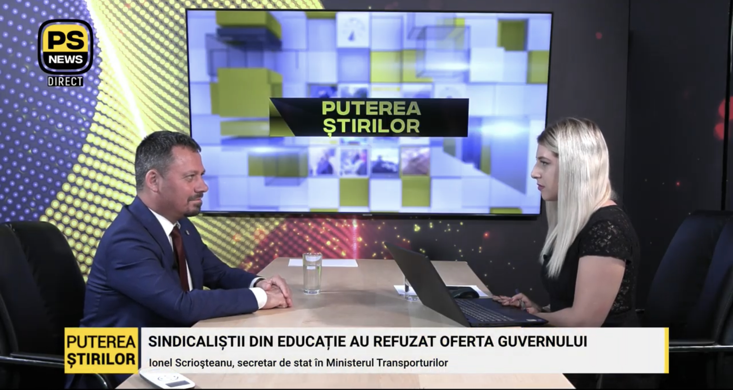 Captură ecran Puterea Știrilor/ Ionel Scrioșteanu