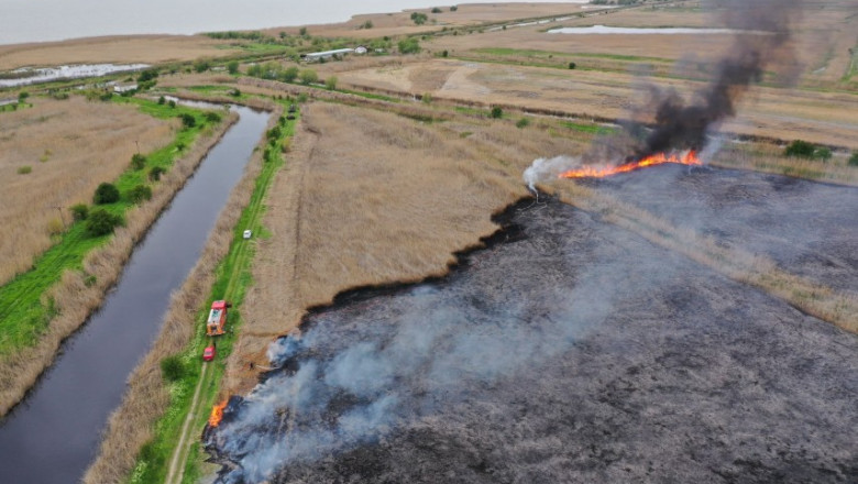 Incendiu Delta Dunarii