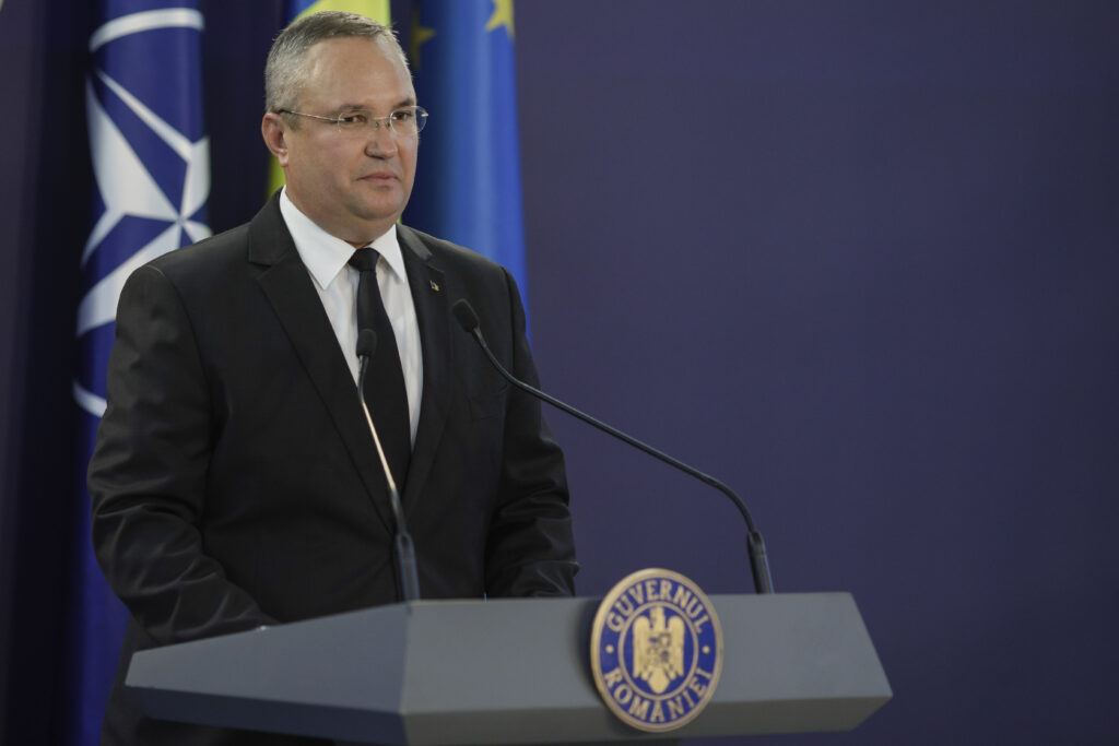 Premierul Nicolae Ciuca isi anunta demisia din functia de premier, in Bucuresti, 12 iunie 2023. Inquam Photos / Octav Ganea