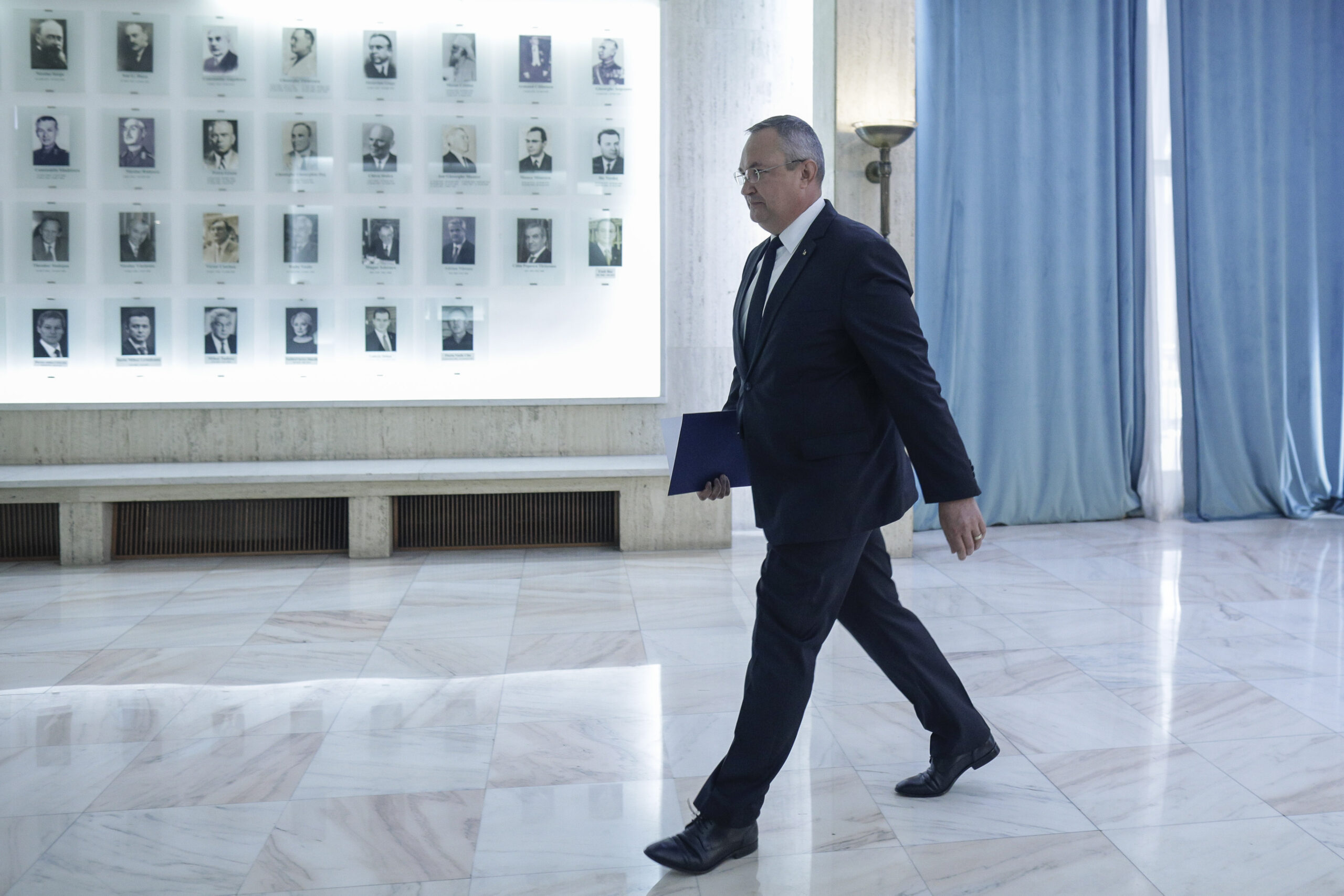 Premierul Nicolae Ciuca isi anunta demisia din functia de premier, in Bucuresti, 12 iunie 2023. Inquam Photos / Octav Ganea